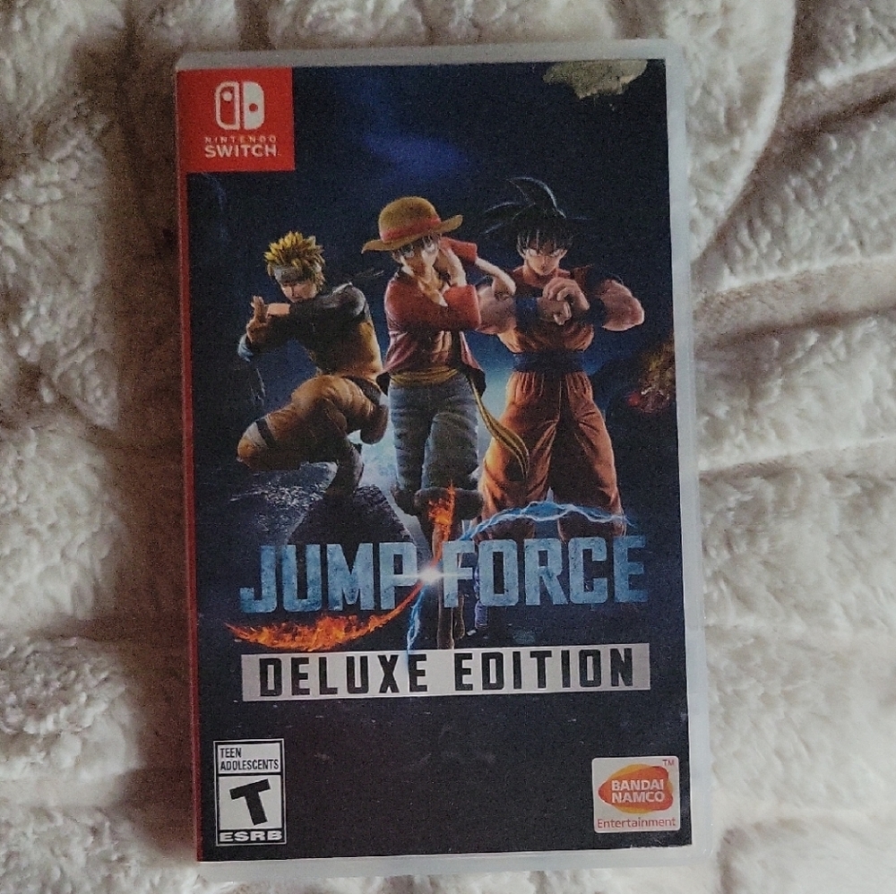Nintendo Jump Force Deluxe Edition Game Case Blue